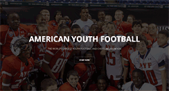 Desktop Screenshot of americanyouthfootball.com